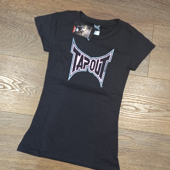 NWT TAP OUT WOMENS CAP SLEEVE SIZE SMALL.   #7307 - Picture 1 of 6